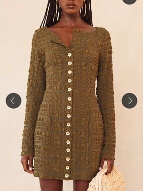 cult gaia | Dresses | Cult Gaia Dawn Knit Dress In Khaki Size Xs Revolve  Msrp 398 | Poshmark